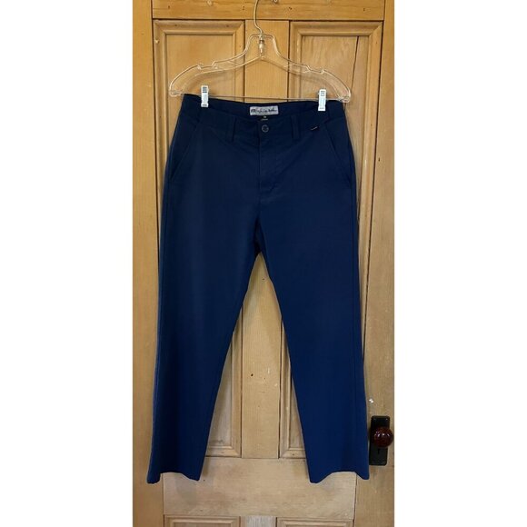 Travis Mathew Mens Chino Straight Leg Golf Pants Size 30x28 Blue Navy AN EXC - Picture 4 of 12